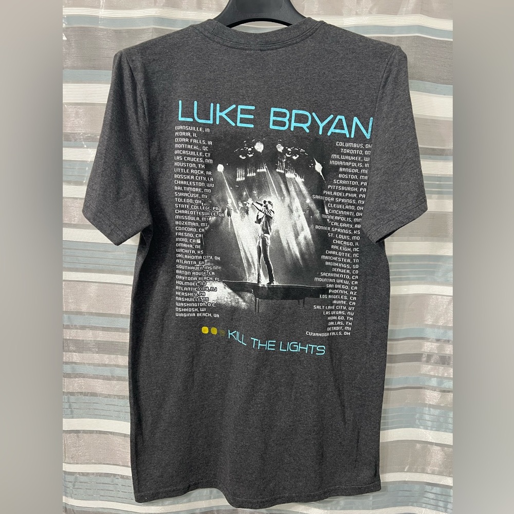Luke Bryan 2016 Kill The Lights Tour T-Shirt - Picture 2 of 6